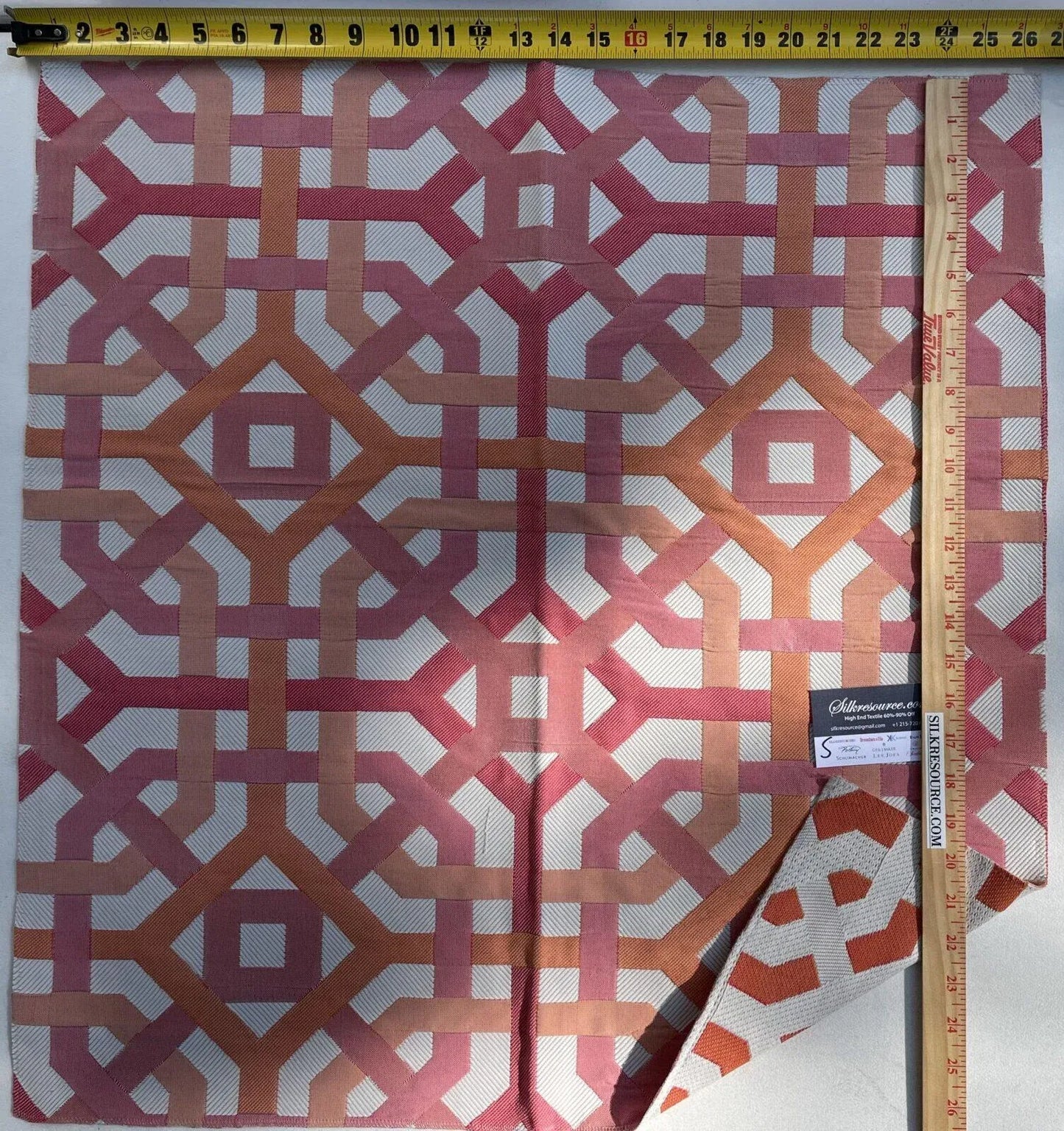 2 Boxs Scalamandre Square Coordinating Outdoors Groups Orange