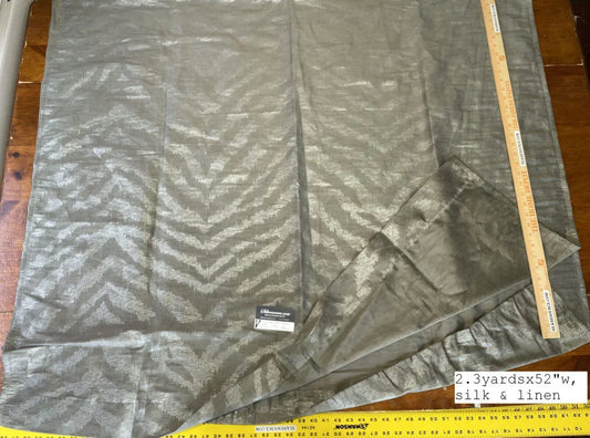 2 Boxv Scalamandre Square Showroom Sample Full Yard Silk And Linen