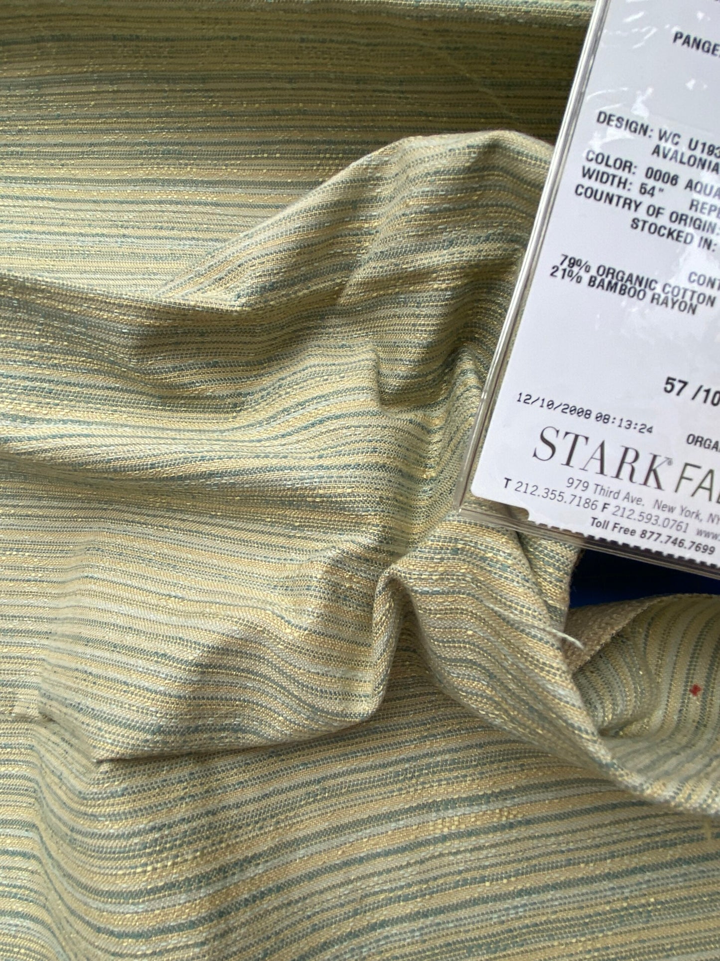 11 Berkbox93 Square Jacquard by Old World Weavers Avalonia Aqua Green Blue Texture MSRP USD128/y