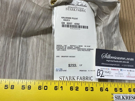 Scalamandre Kalahari Pleat - Haley