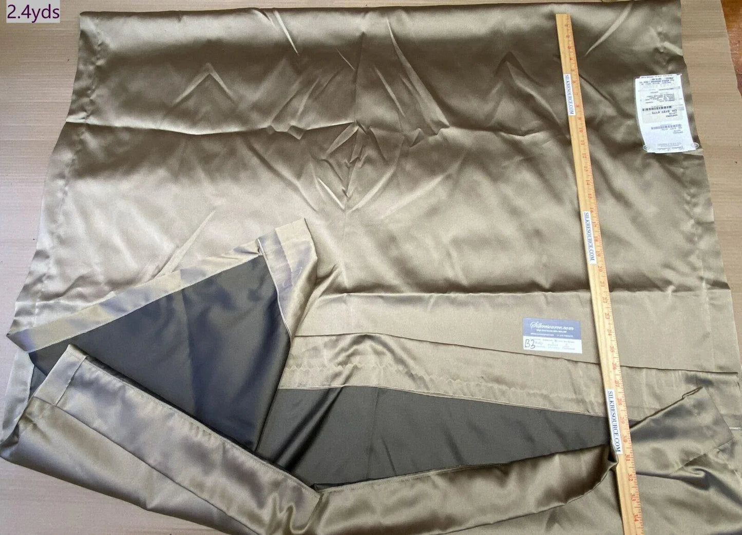 6 Berkbox3 Scalamandre 2.4 Yards Saphira Latte