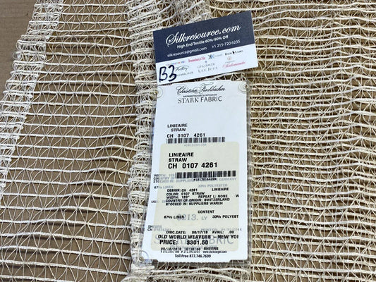 7 Berkbox3 Scalamandre 2.4 Yards Linieaire Straw