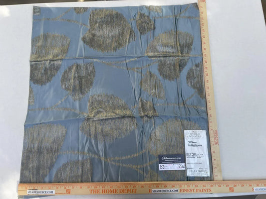 1a Berkbox5 Scalamandre Silk Square Isabella Blue Shimmer MSRP USD 428/Y