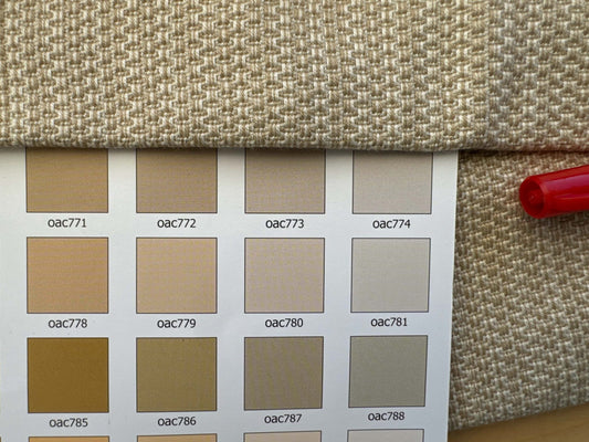 4 EV38 Scalamandre Strie Small Scale Solid Light Brown 2.4y