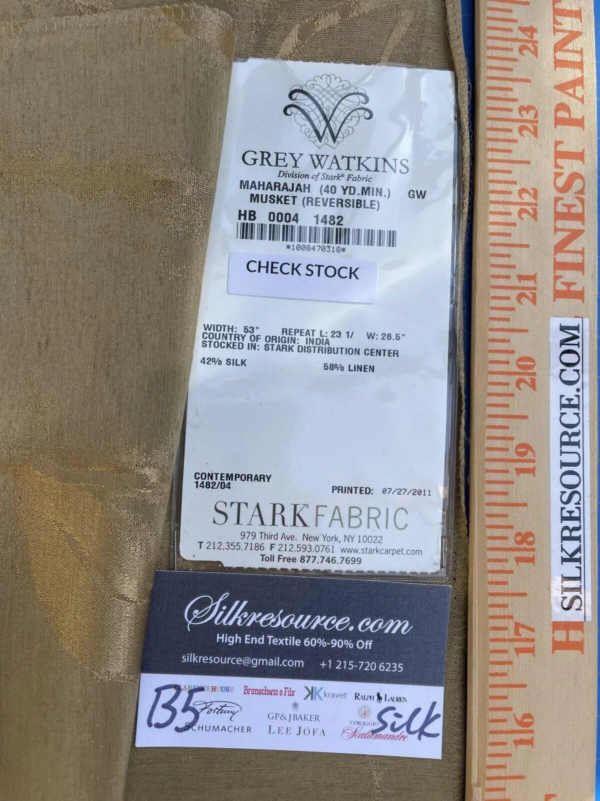 8 Berkbox5 Scalamandre Silk Square Maharajah Brown