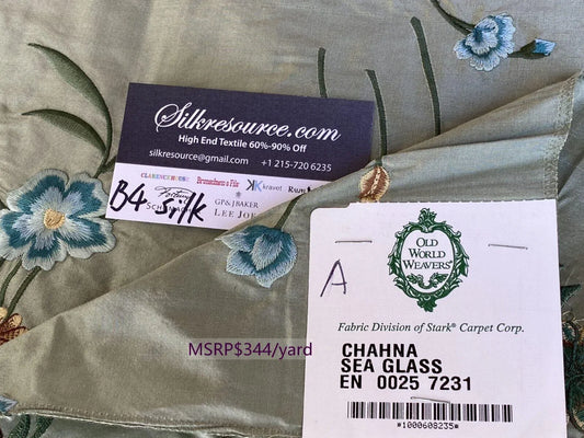 4a Berkbox4 Scalamandre Silk Square Chahna Sea Glass