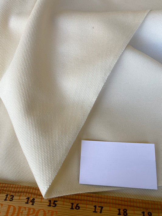 Scalamandre High End Woven Panel Coronado II Vanilla White Cream Plain Texture 2yards x 27" wide MSRP USD300+/y