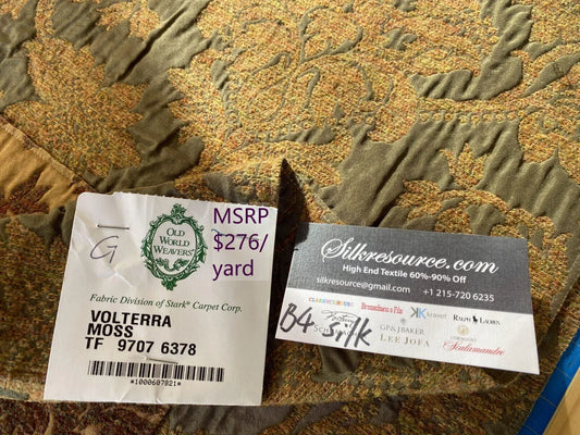 12g Berkbox4 Scalamandre Silk Square Volterra Moss