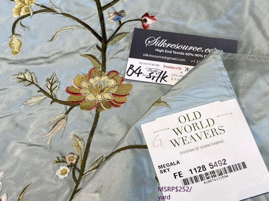 17g Berkbox4 Scalamandre Silk Square Megala Sky