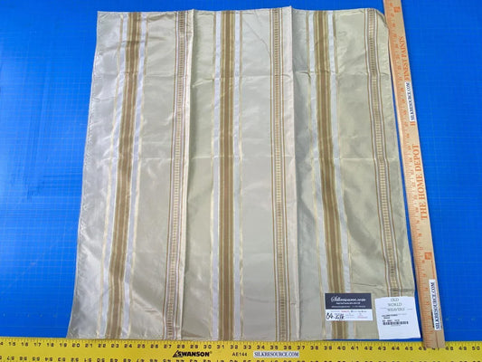 21 Berkbox4 Scalamandre Silk Square Gallard Stripe Brass