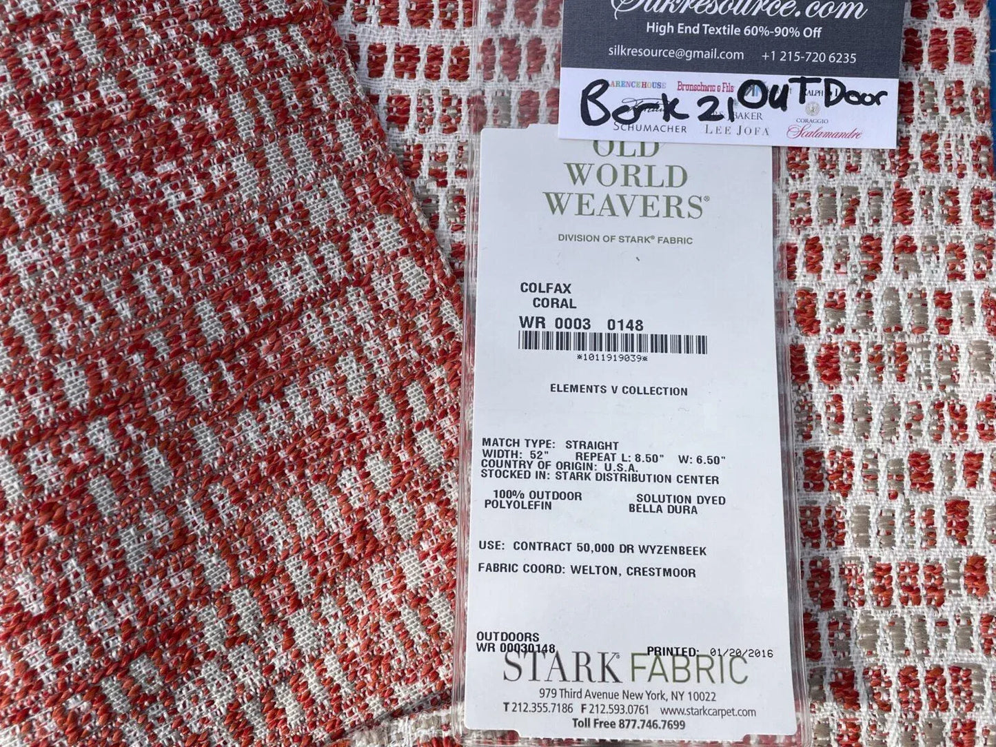 6 Berkbox21 Scalamandre Outdoors Colfax Coral