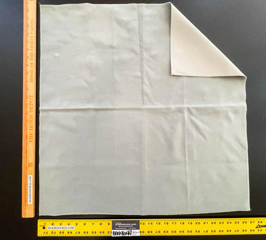 9 Berkbox67 27"x 27" Square Scalamandre Velvet Ivory Beige Plain Solid