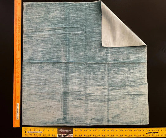 11 Berkbox67 28"x 28" Square Scalamandre NOBEL NORTH ATLANTIC Deep Blue Plains Texture