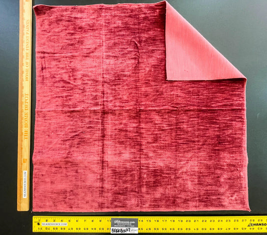 Scalamandre Plains Texture Velvet - Red