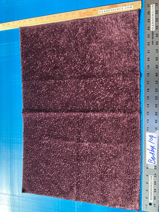 2 Berkbox104 Square Scalamandre Purple Abstract Solid Velvet 18"x27"