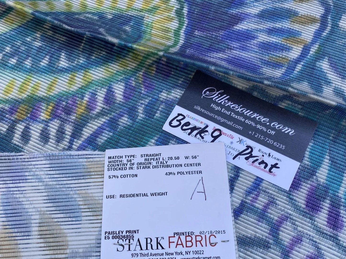 20a Berkbox9 Length Scalamandre Print 1 Yard X 26" Indra Aqua/multi Aztek Mayan Print Cotton MSRP USD 202/Y Heavy