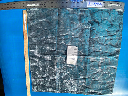 27 Berkbox104 Square Scalamandre Old World Weavers Trilusa Turquoise Blue Abstract Jacquard