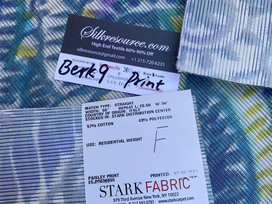 20f Berkbox9 Length Scalamandre Print 1 Yard X 26" Indra Aqua/multi Aztek Mayan Print Cotton MSRP USD 202/Y Heavy