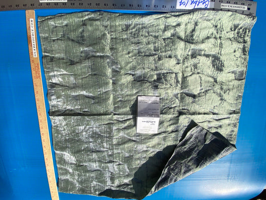 31 Berkbox104 Square Scalamandre Old World Weavers Trilussa Sage Green Abstract Jacquard