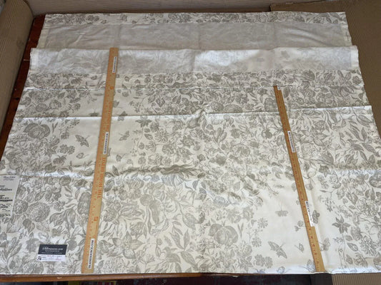 Scalamandre Floral Print - Silver