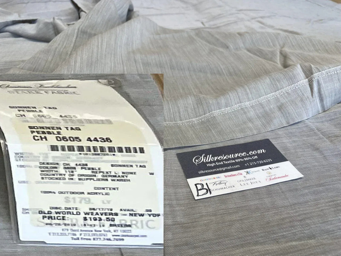 11 Berkbox1 Scalamandre Length Pebble Grey MSRP USD 193/yd