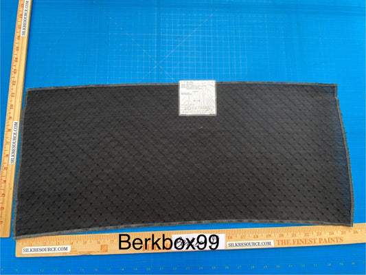 13 Berkbox99 Square Plains Texture by Old World Weavers Ashfields Onyx Black Horsehair Diamond Small Scale MSRP USD 700+/y