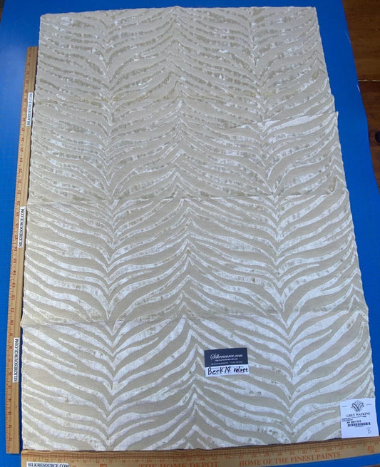 16 Berkbox14 Scalamandre Velvet Samburu Parchment