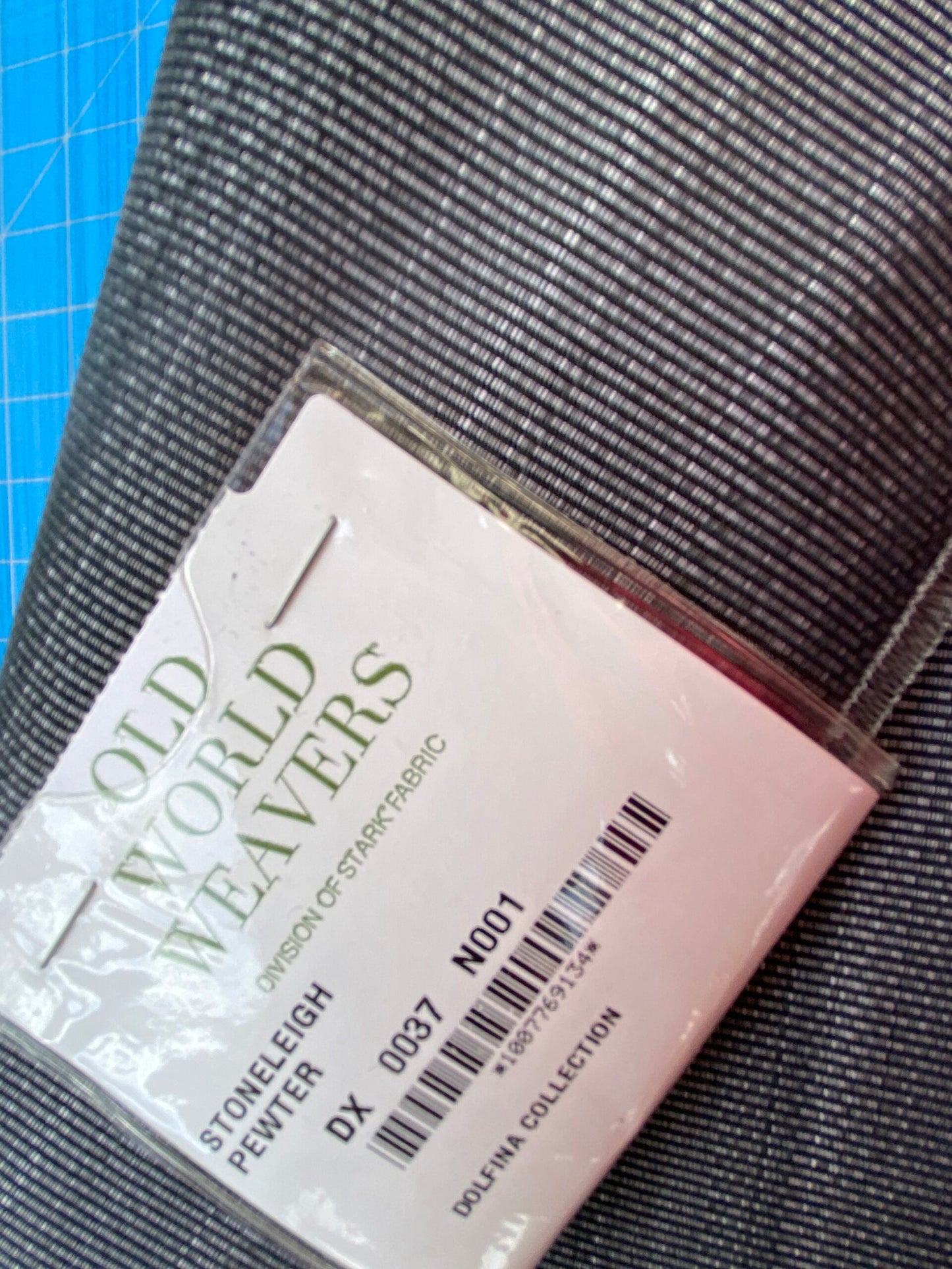 20 Berkbox99 Square Plains Texture by Old World Weavers Stoneleigh Pewter Gray Texture Horsehair MSRP USD700+/y