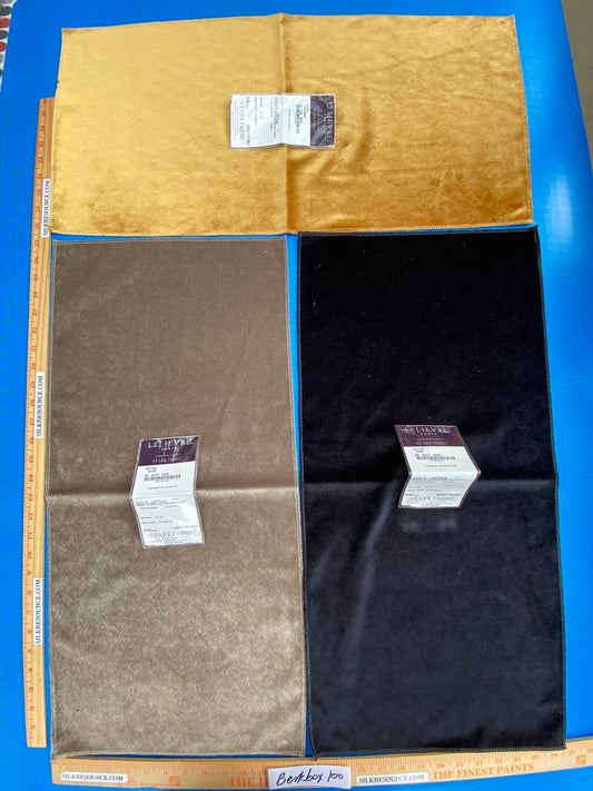 10 Berkbox100 Square Plains/Texture by Lelievre Paris Sultan 3 Pieces in Different Colorways