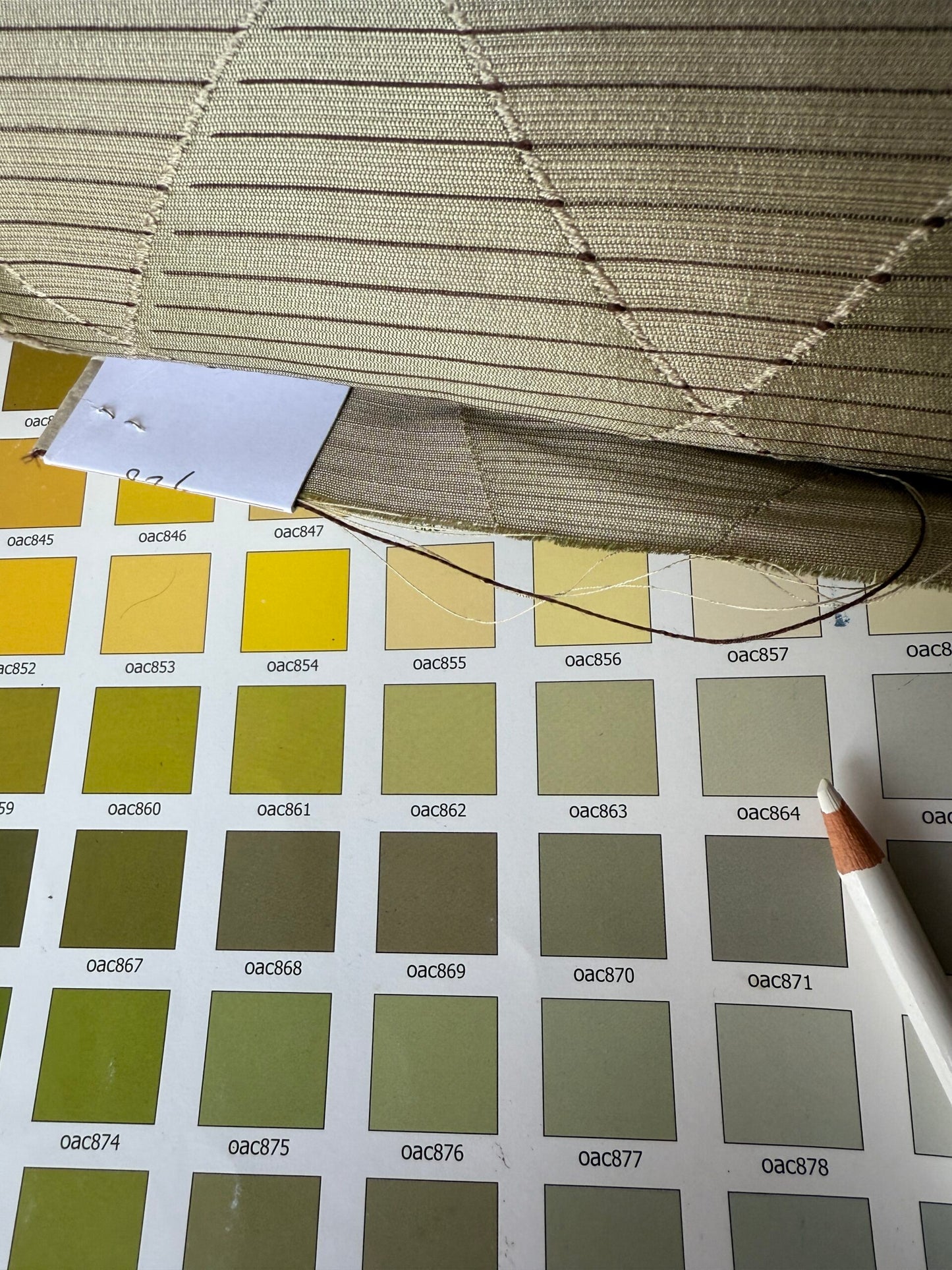 Scalamandre Forty Carats Absinthe Gray Green Silk Wool Jacquard Diamond Harlequin MSRP 188/Y