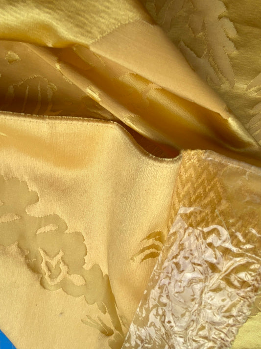 61 Berkbox101 Square Silky by Tassinari and Chatel Les Chinois Jaune Yellow Chinoiserie Historic MSRP USD 700+/y