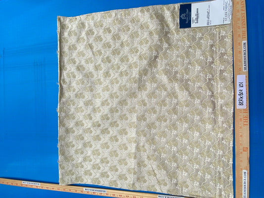 68 Berkbox101 Square Silk by Tassinari and Chatel Carmontel Beige Small Scale Floral Historic MSRP USD704/y