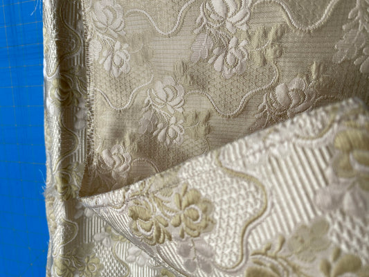 68 Berkbox101 Square Silk by Tassinari and Chatel Carmontel Beige Small Scale Floral Historic MSRP USD704/y