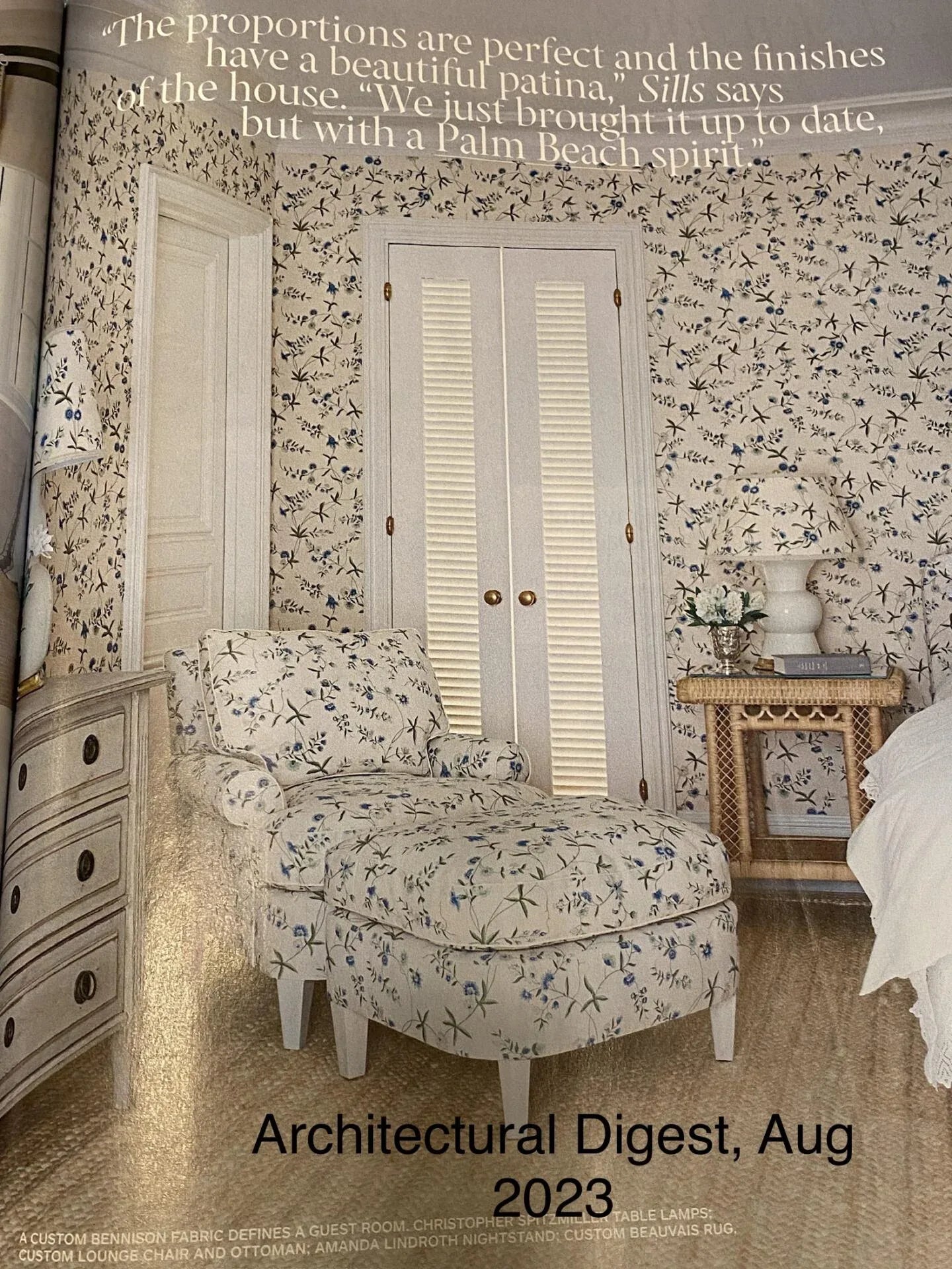 Scalamandre Hope Toile French Country Sage Green On Natural By Yard MSRP USD 160/Y