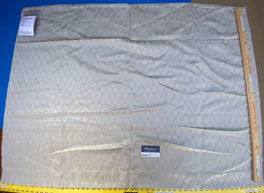 2 Berkbox34 Scalamandre Embroidery Diamond Weave Modern Luxury Jacquard Putty