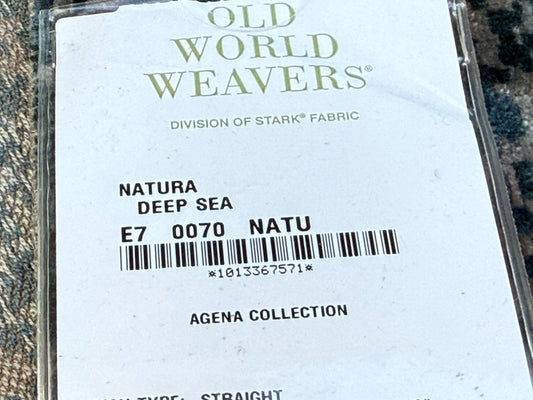 57 Berkbox106 26" x 26" Square Scalamandre Old World Weavers Natura Deep Sea Abstract