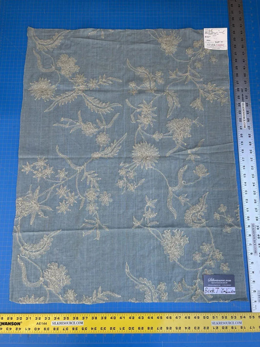 Scalamandre Hatton Embroidery - Blue