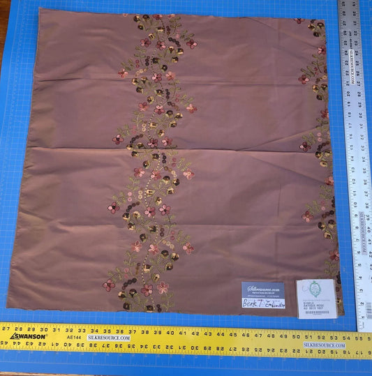 7c Berkbox7 Scalamandre Embroidery Sybele Antique Rose