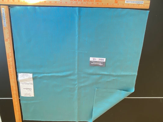 Scalamandre Eco FR Heavy Teal Viscose Plain Light Blue - Square 27″x 27″