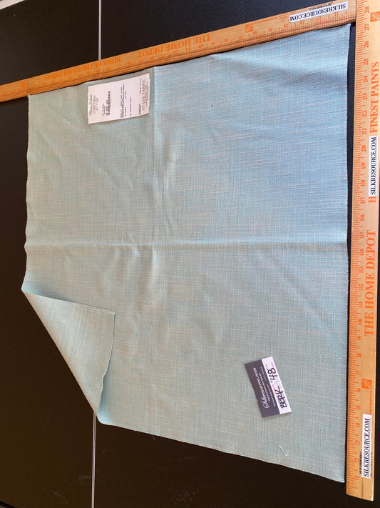 Scalamandre Eco Fr Heavy Seafoam Blue Viscose Plain - Square 27″ x 27″