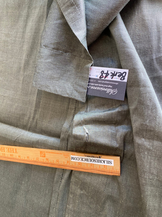 Scalamandre James Hare Silk Mill in Pound Gray - 2.4 by the yard X 53 Inches Berkbox48