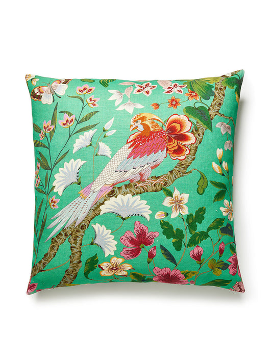 Scalamandre Botany Bay 24 X 24 - Jade Decorative Pillow