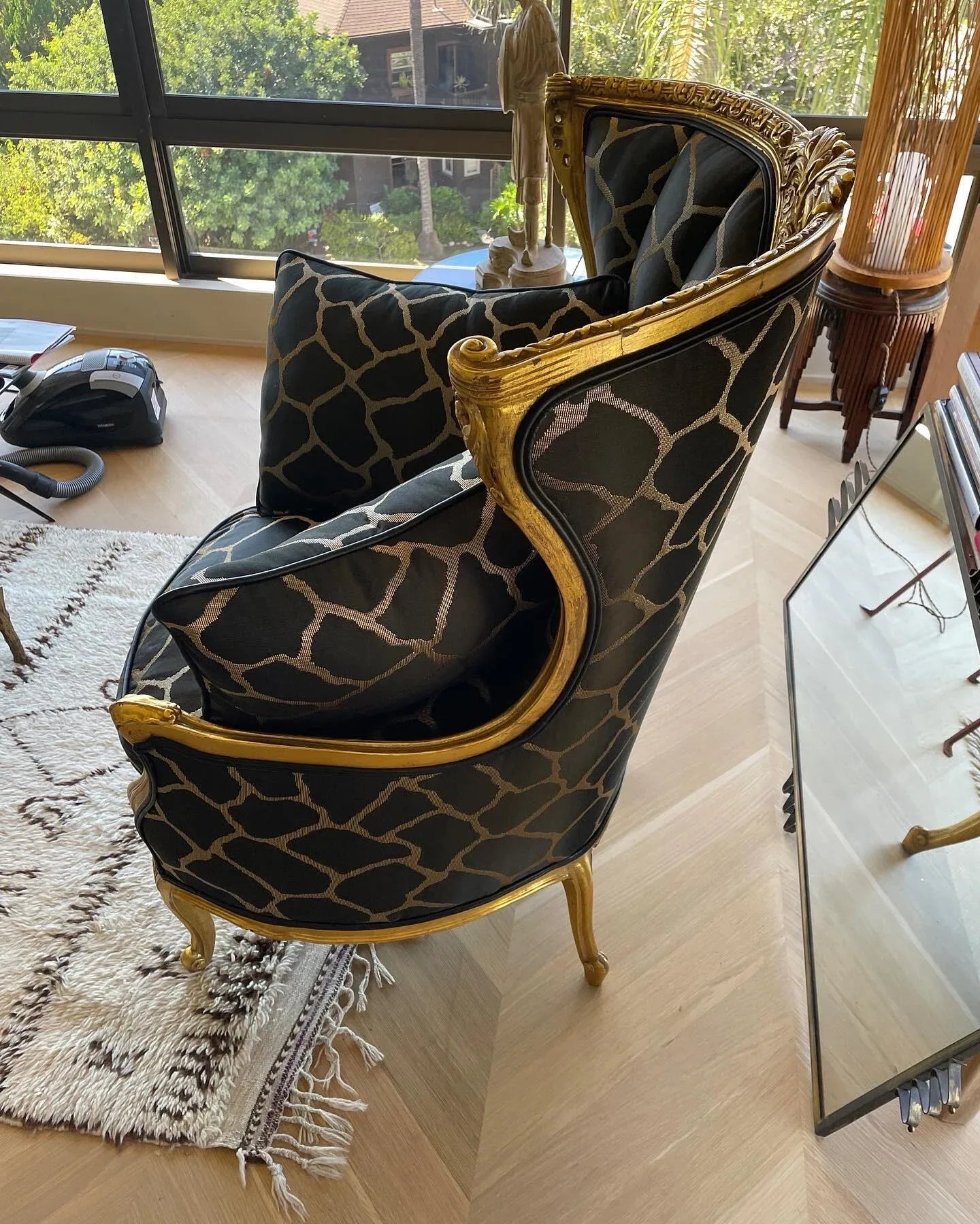 Scalamandre Giraffa Gold Giraffe Animal Heavy Jacquard MSRP USD358/y by yard