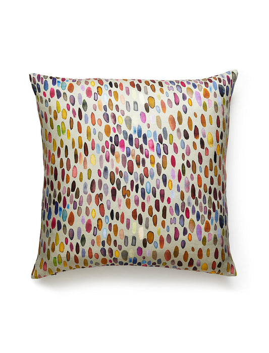 Scalamandre Jamboree 22 X 22 - Magenta / Multi Decorative Pillow