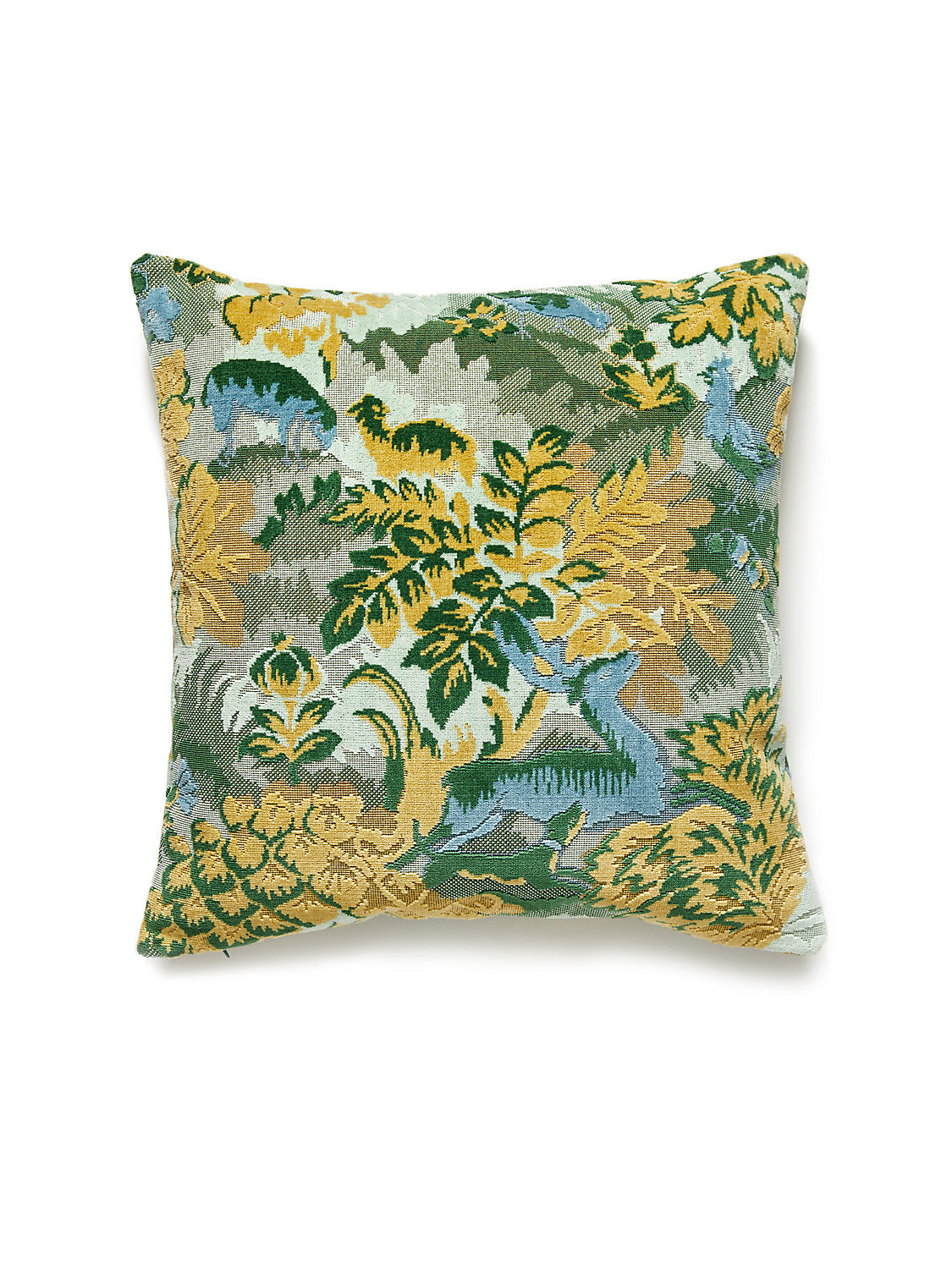 Scalamandre Tails Tale 22 X 22 - Forest Decorative Pillow