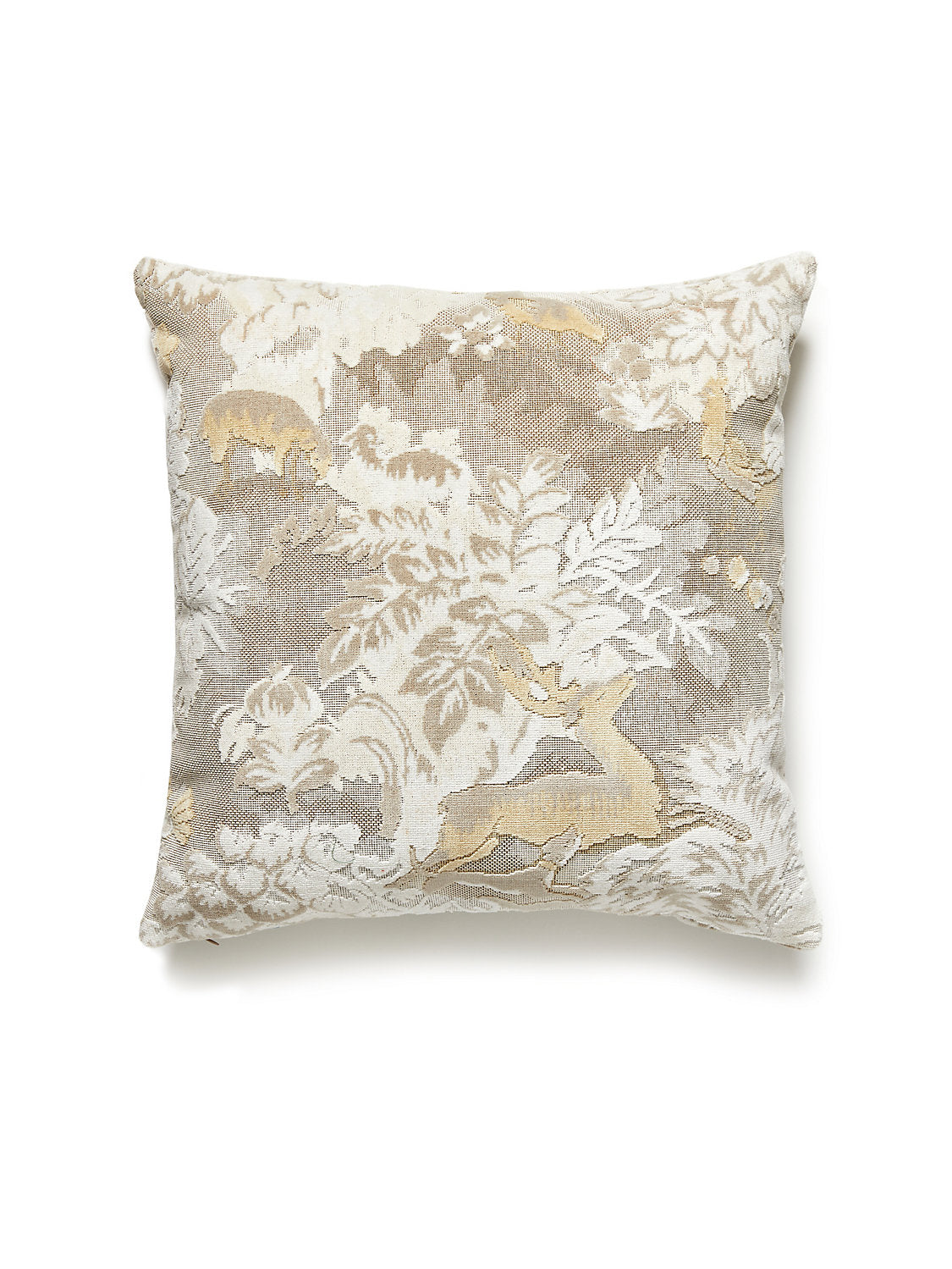 Old World Weavers Tails Tale 22 X 22 - Travertine Decorative Pillow