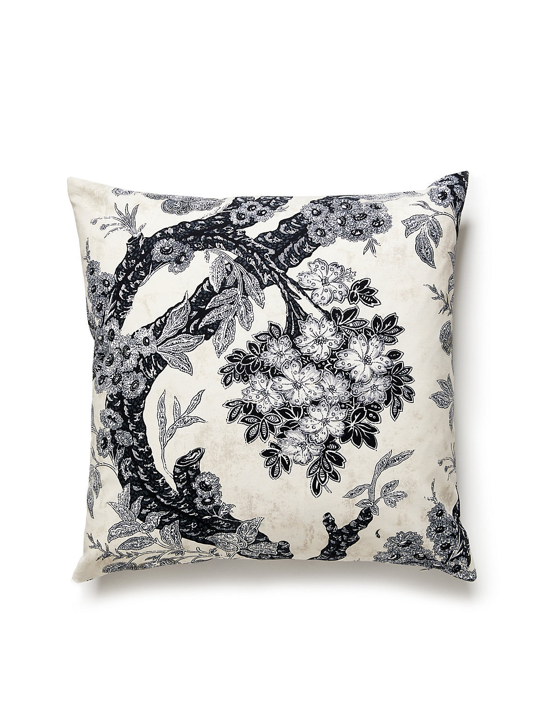 Old World Weavers Summerhouse Hill 22 X 22 - Charcoal Decorative Pillow