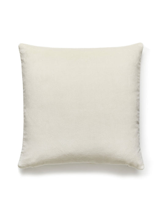 Scalamandre Torino Velvet 22 X 22 - Oyster Decorative Pillow