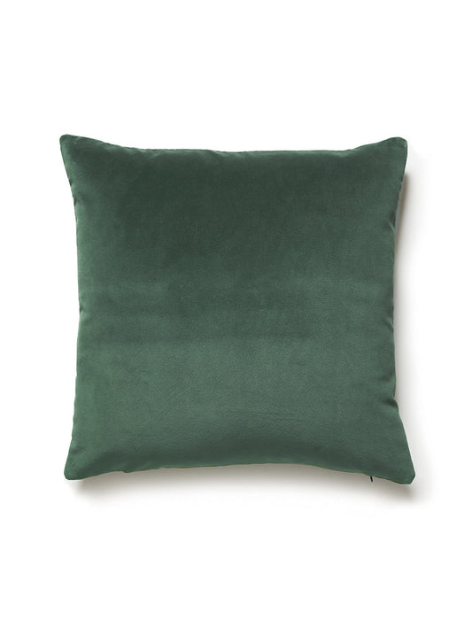 Scalamandre Torino Velvet 22 X 22 - Evergreen Decorative Pillow