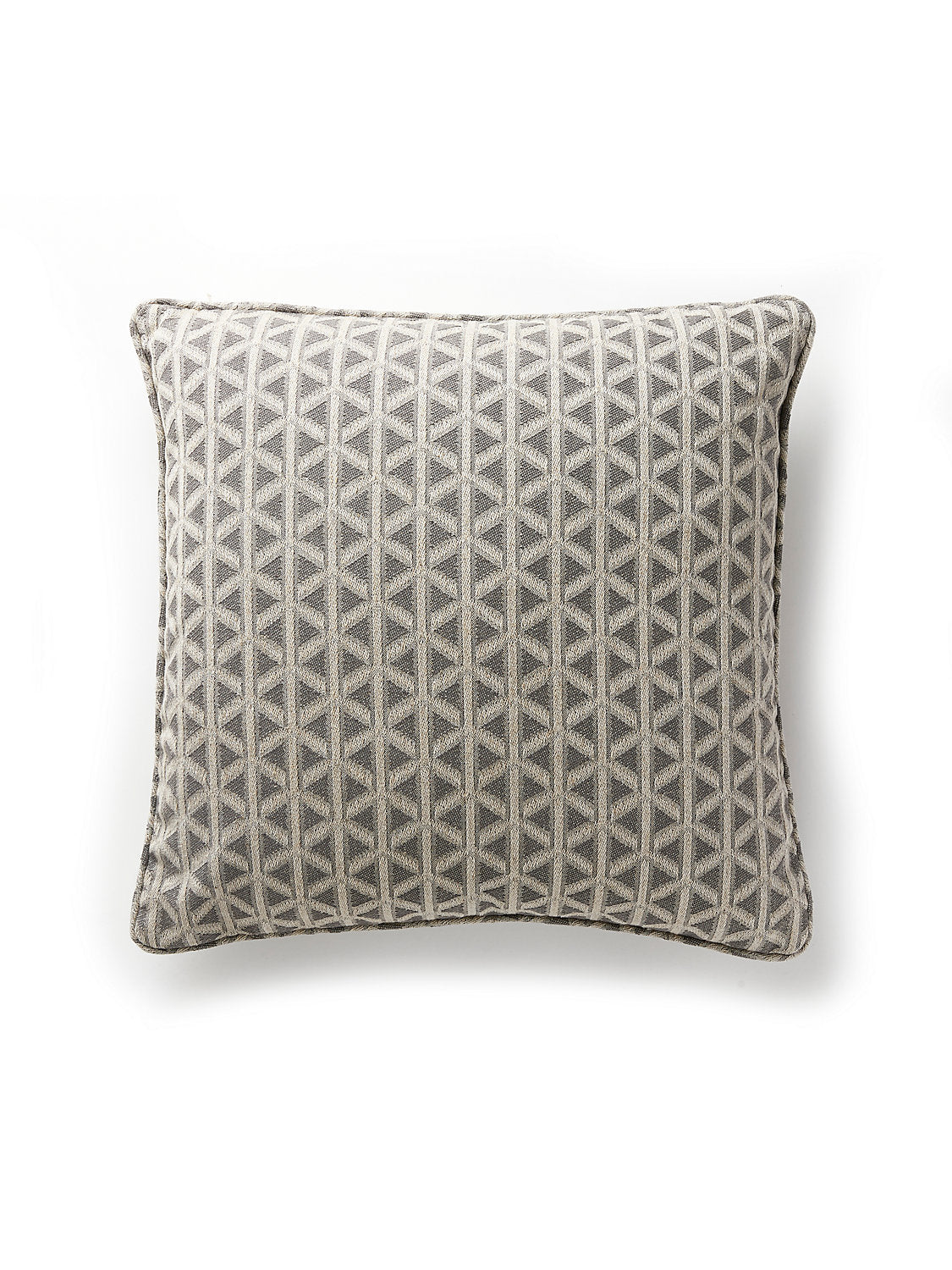 Scalamandre Cross Channel 22 X 22 - Newsprint Decorative Pillow